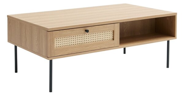 Tavolino in colore naturale 60x110 cm Pensacola - Unique Furniture