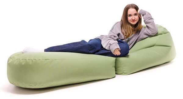 Solaya pouf sacco reversibile in chaise longue