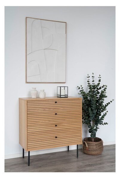 Cestini in vimini in set da 2 pezzi ø 39x28,5 cm Aosta - House Nordic