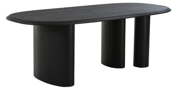 Tavolo da pranzo con piano effetto frassino 100x220 cm Tirano - House Nordic