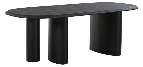 Tavolo da pranzo con piano effetto frassino 100x220 cm Tirano - House Nordic