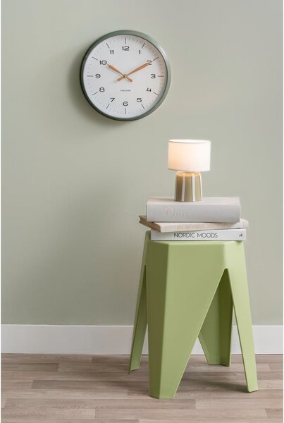 Sgabello verde in plastica Cherish – Leitmotiv