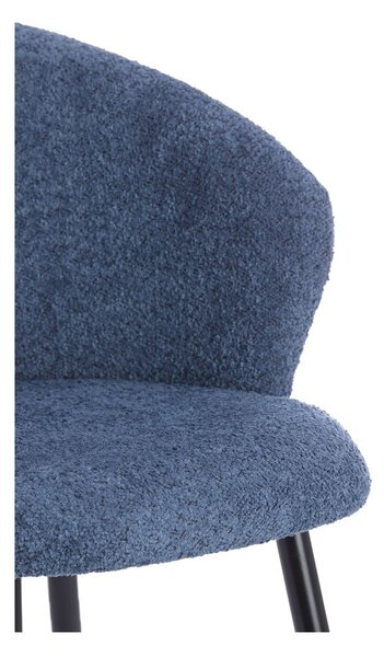 Set di sedie da pranzo blu in metallo 2 pz Radaja – Light & Living