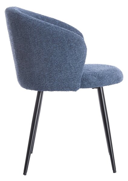Set di sedie da pranzo blu in metallo 2 pz Radaja – Light & Living