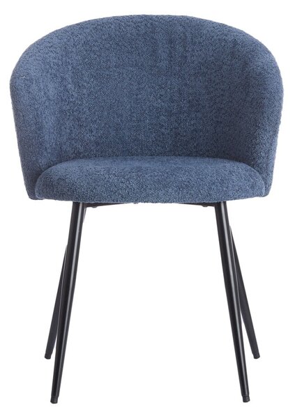 Set di sedie da pranzo blu in metallo 2 pz Radaja – Light & Living