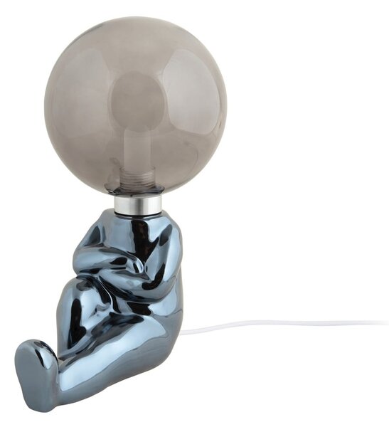 Lampada da tavolo per bambini grigia Joey – Leitmotiv