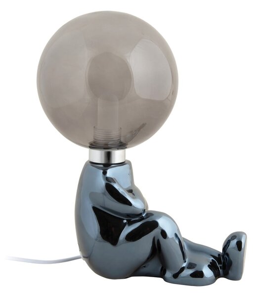 Lampada da tavolo per bambini grigia Joey – Leitmotiv