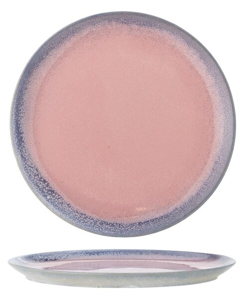 Piatto rosa chiaro in gres ø 26,5 cm Paula – Bloomingville