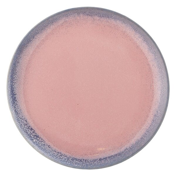 Piatto rosa chiaro in gres ø 26,5 cm Paula – Bloomingville