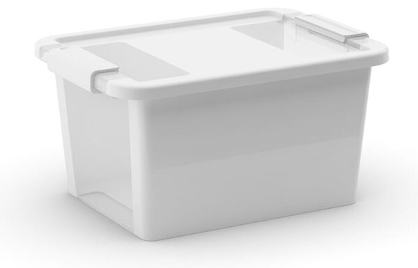Scatola con coperchio bianca in plastica 36,5x26x19 cm Bi-Box S – KIS