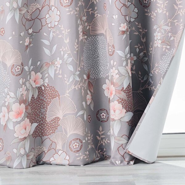 Tenda oscurante in microfibra grigia 135x260 cm Yokahama - douceur d'intérieur