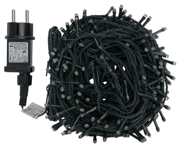 Aigostar - Catena luminosa natalizia LED da esterno 300 LED/3,6W/230V 30m IP44 bianco freddo