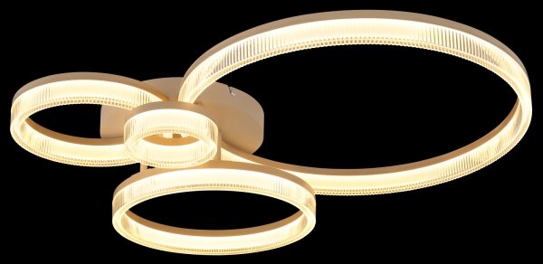 Globo 48046D6 - Plafoniera LED ZARA LED/40W/230V 3000K 64,5x75 cm
