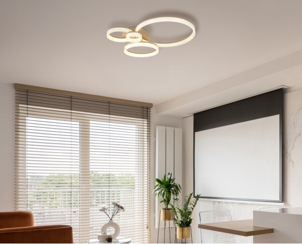 Globo 48046D6 - Plafoniera LED ZARA LED/40W/230V 3000K 64,5x75 cm