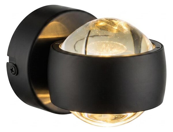 Globo 78290B - Applique LED RANDI LED/7W/230V 3000K nero