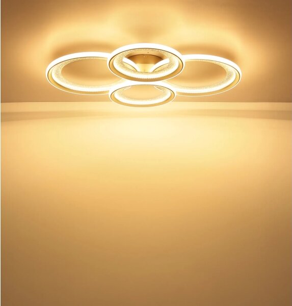 Globo 48064-50S - Plafoniera LED GLITRA LED/50W/230V 3000K 64,5x85,5 cm