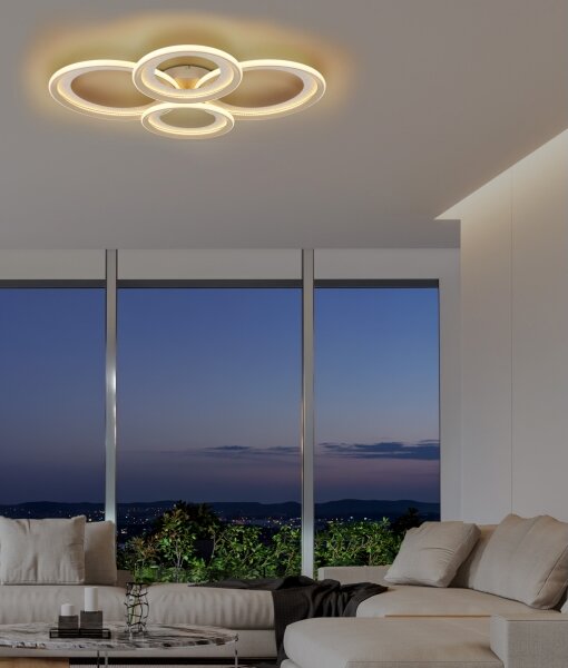 Globo 48064-50S - Plafoniera LED GLITRA LED/50W/230V 3000K 64,5x85,5 cm