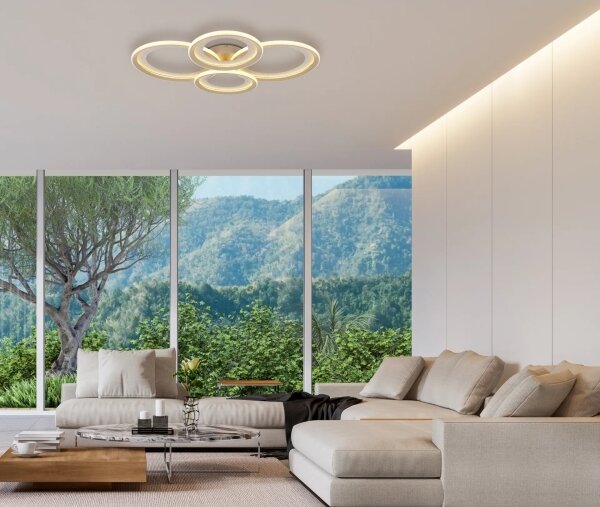 Globo 48064-50S - Plafoniera LED GLITRA LED/50W/230V 3000K 64,5x85,5 cm