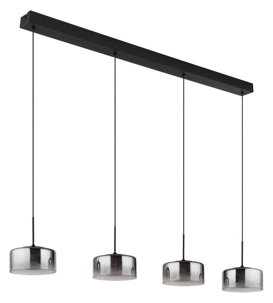 Globo 16024-4 - Lampada a sospensione su cavo LED BELINDA LED/24W/230V nero/fumé