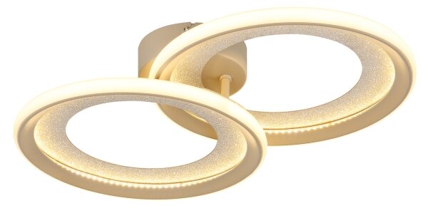Globo 48064-30S - Plafoniera GLITRA LED/30W/230V 3000K 31,5x52,5 cm