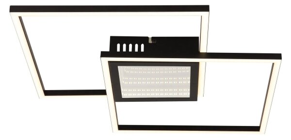 Globo 48468-32 - Plafoniera LED dimmerabile SAUNDERS 32W/230V 42,6x42,6 cm