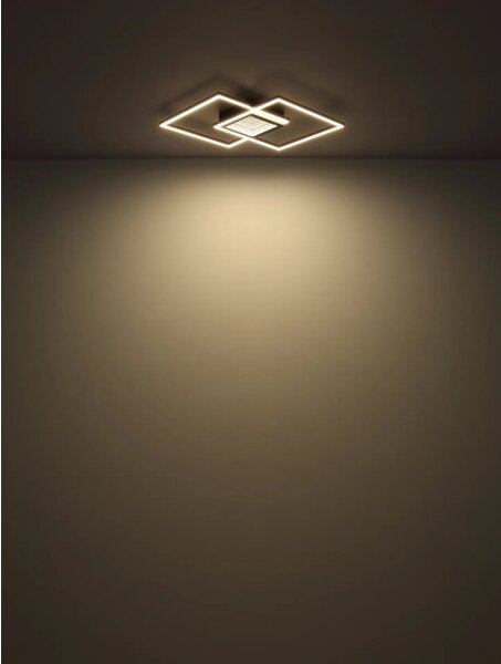 Globo 48468-32 - Plafoniera LED dimmerabile SAUNDERS 32W/230V 42,6x42,6 cm