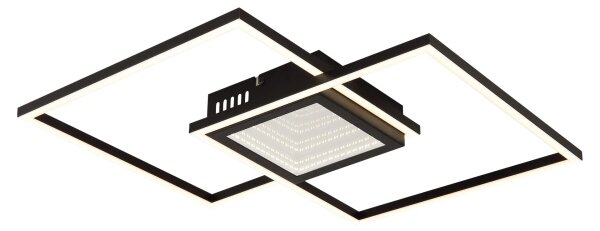 Globo 48468-32 - Plafoniera LED dimmerabile SAUNDERS 32W/230V 42,6x42,6 cm