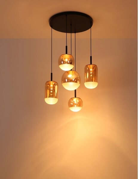 Globo 16057-5H - Lampadario LED sospeso su cavo SEVERIN LED/35W/230V