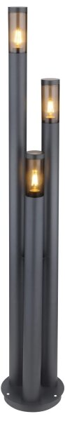 Globo 3159-3SA - Lampada da esterno BOSTON 3xE27/23W/230V IP44