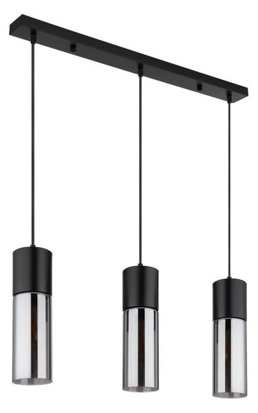 Globo 21000-3HBN - Lampadario a sospensione con cavo ANNIKA 3xE27/25W/230V nero