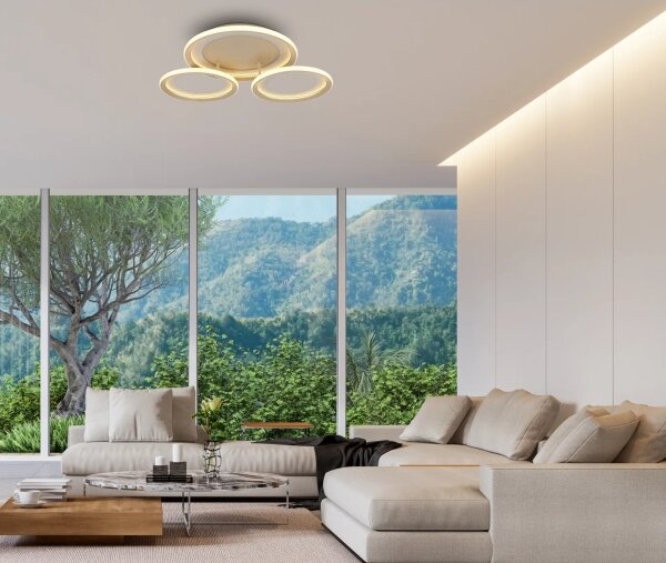 Globo 48064-40S - Plafoniera LED GLITRA LED/40W/230V 3000K 60,5x62,5 cm