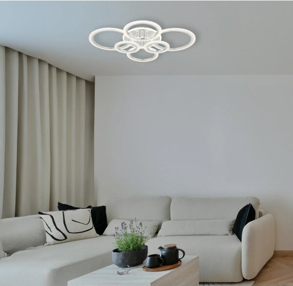 Globo 67366-48 - Plafoniera LED SALINAS 48W/230V 60,5x78 cm