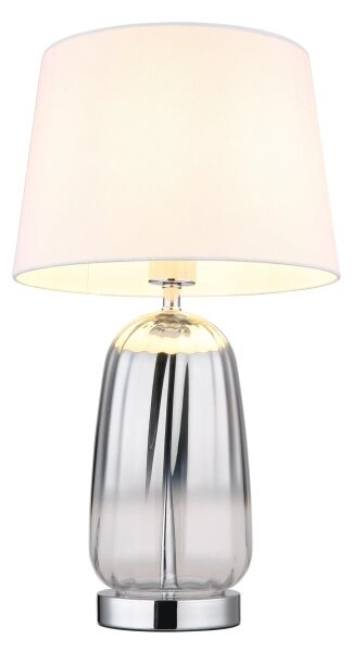 Globo 24142W - Lampada da tavolo CLASSY 1xE27/40W/230V bianco/argento