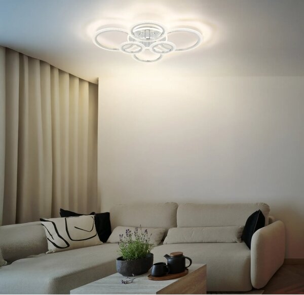 Globo 67366-48 - Plafoniera LED SALINAS 48W/230V 60,5x78 cm