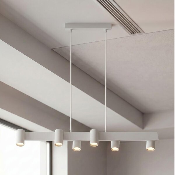 Brilagi - Lampadario a sospensione su cavo SELE 6xGU10/30W/230V bianco