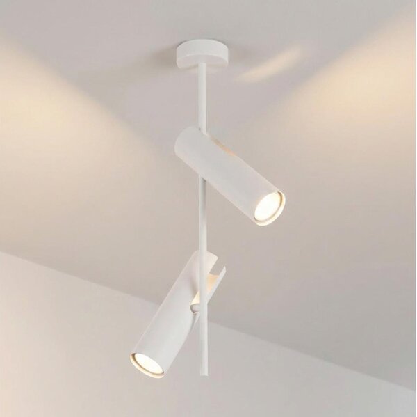 Brilagi - Lampadario a stelo BRANCH 2xGU10/30W/230V bianco