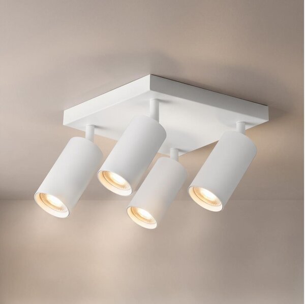 Brilagi - Faretto SELE SQUARE 4xGU10/30W/230V bianco