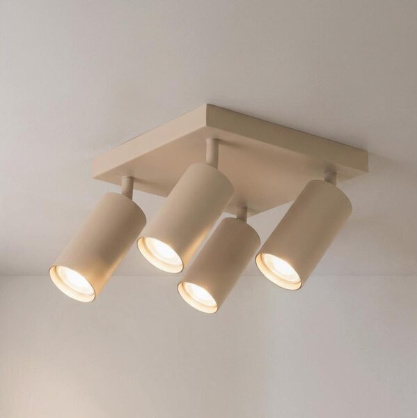 Brilagi - Faretto SELE SQUARE 4xGU10/30W/230V beige