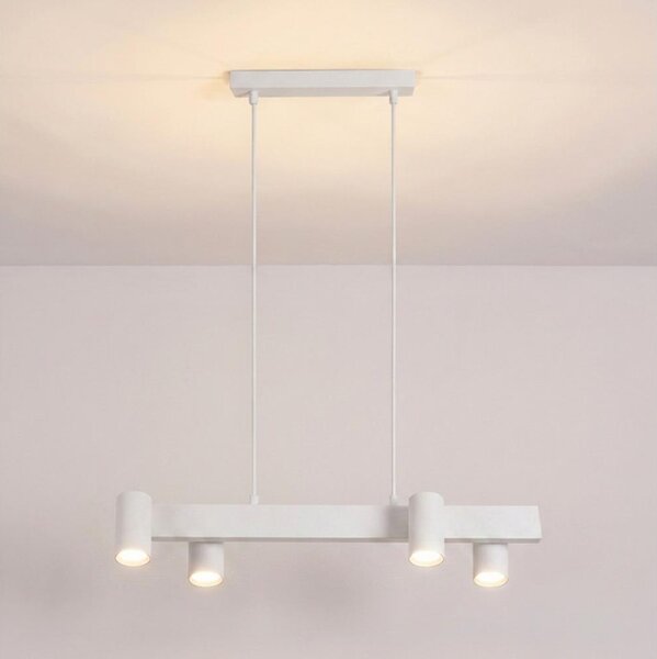 Brilagi - Lampadario a sospensione SELE 4xGU10/30W/230V bianco