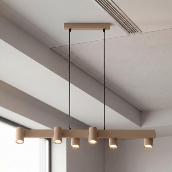 Brilagi - Lampadario sospeso con cavo SELE 6xGU10/30W/230V beige