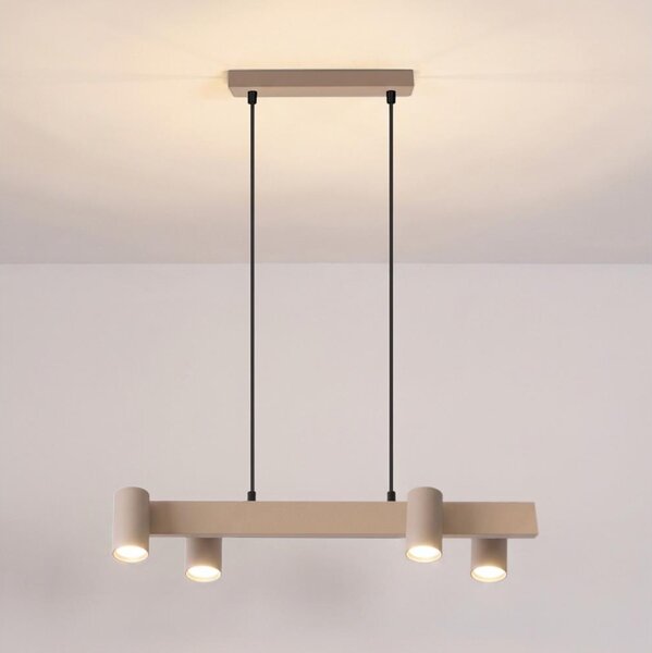 Brilagi - Lampadario a sospensione con cavo SELE 4xGU10/30W/230V beige