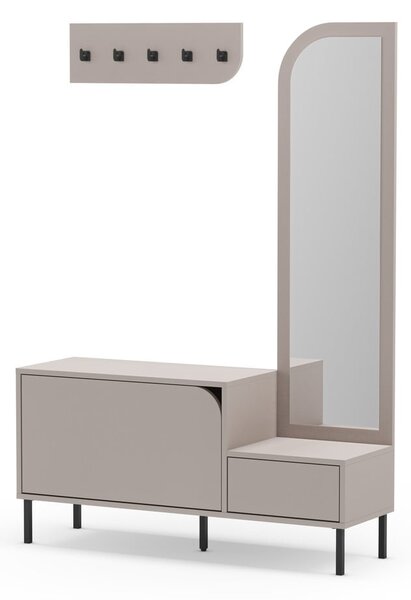 Set mobili da ingresso crema Bea - Marckeric