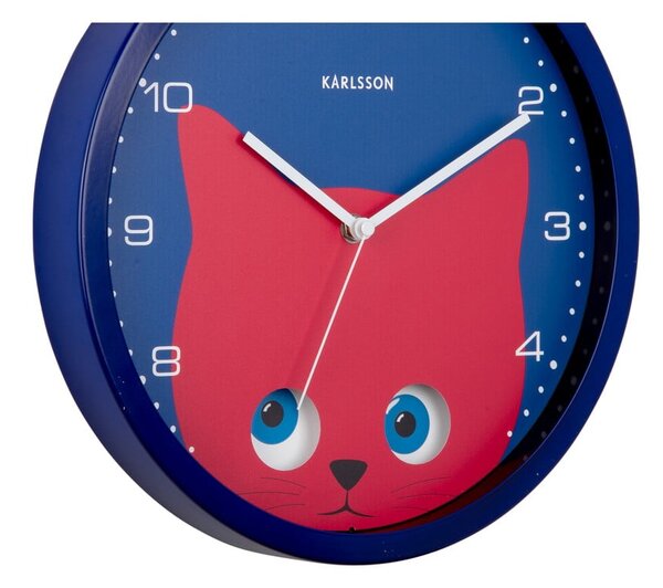 Orologio per bambini ø 31 cm Peekaboo Cat - Karlsson