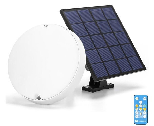 Aigostar - Plafoniera solare LED/3,2V 3000K/4000K/6500K IP65 + TC