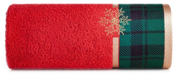 Asciugamano natalizio in cotone con bordo jacquard Larghezza: 70 cm | Lunghezza: 140 cm