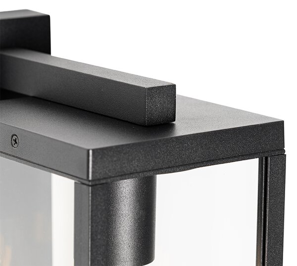 Applique da esterno nera con sensore di movimento IP44 - Charlois