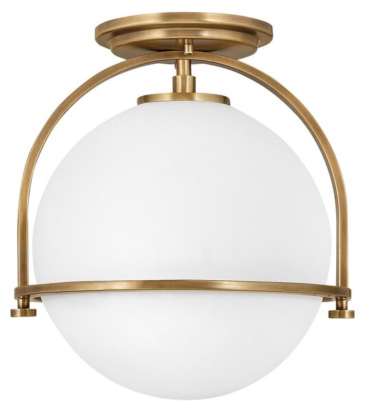 Lampada da soffitto, ottone, acciaio, vetro, D 28,2 cm