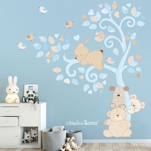Albero Cuccioli nel Vento Bianco/Beige / Come in foto