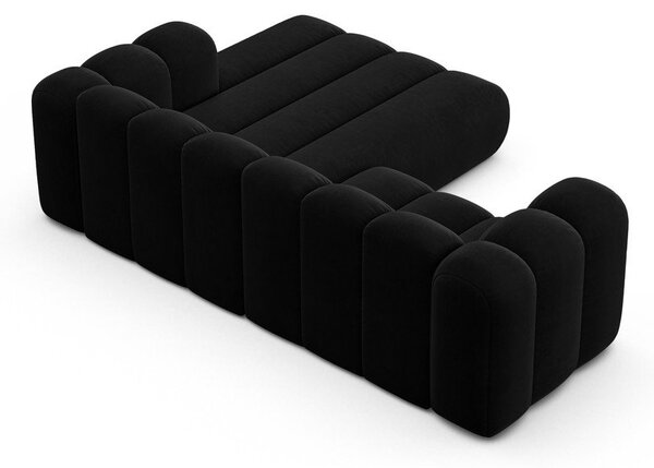 Divano angolare antracite ad angolo destro Lupine - Micadoni Home