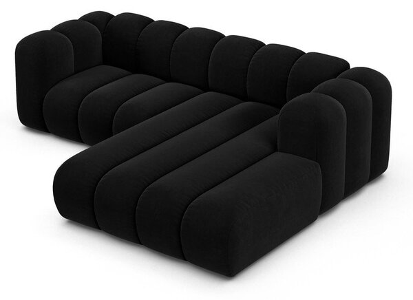 Divano angolare antracite ad angolo destro Lupine - Micadoni Home
